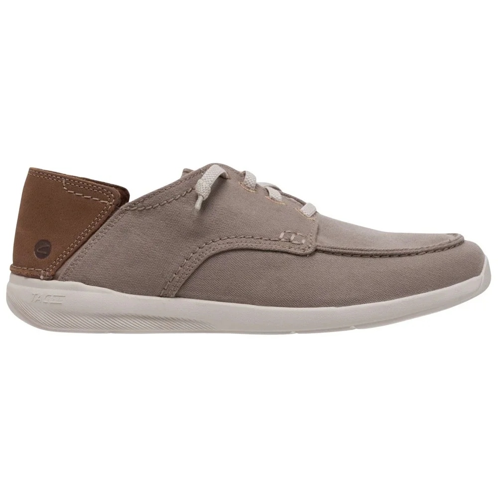 Clarks Gorwin Lace-Up Sneakers / Shoes - NEW Mens 10 Stone - #46177-OFCL